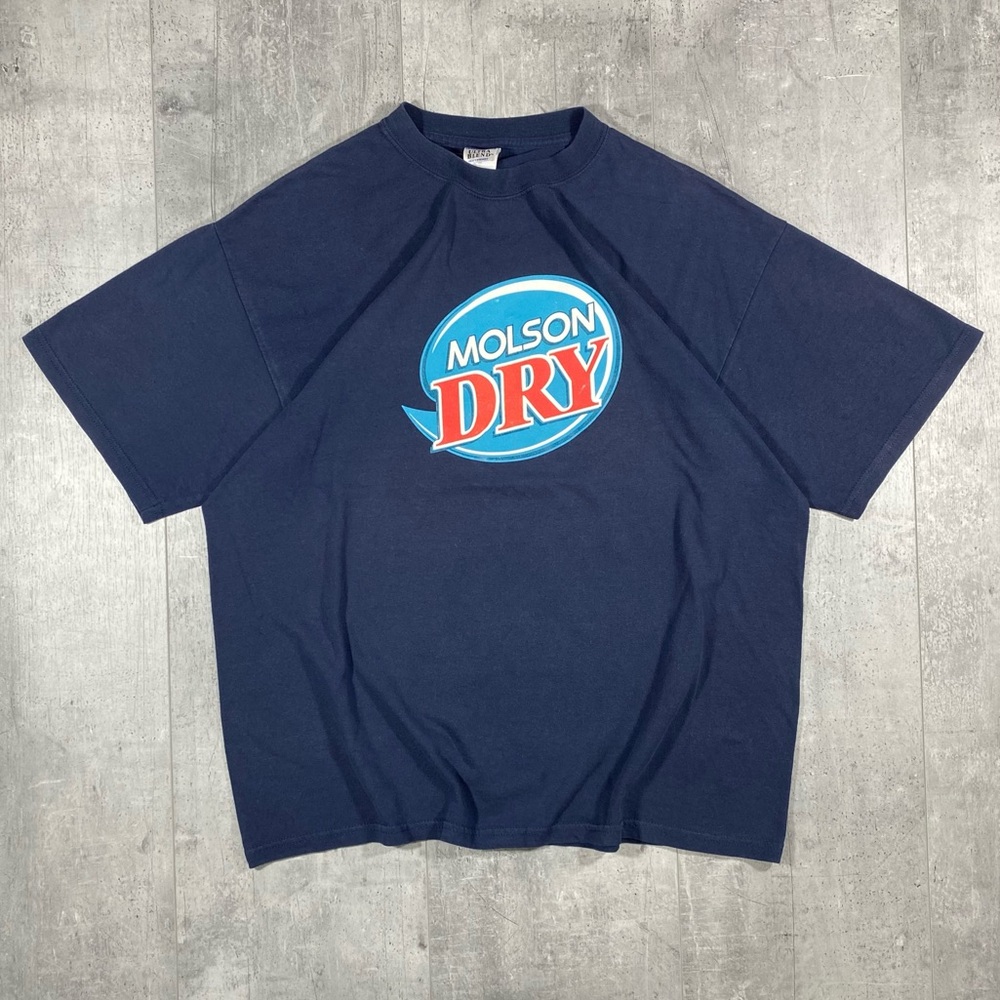 Vintage Molson Dry Beer Tee Shirt